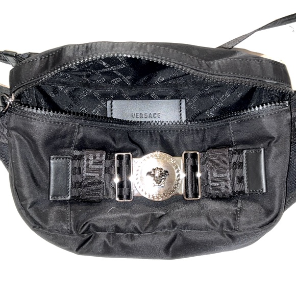Versace Nylon Greca Ribbon Belt Bag - Picture 4 of 8